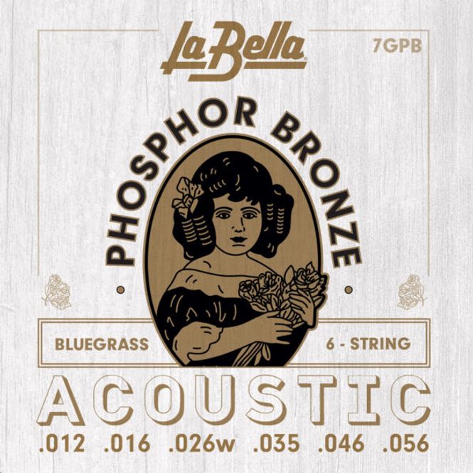 Hovedbilde La Bella 7GPB Phosphor Bronze Acoustic Guitar - ...
