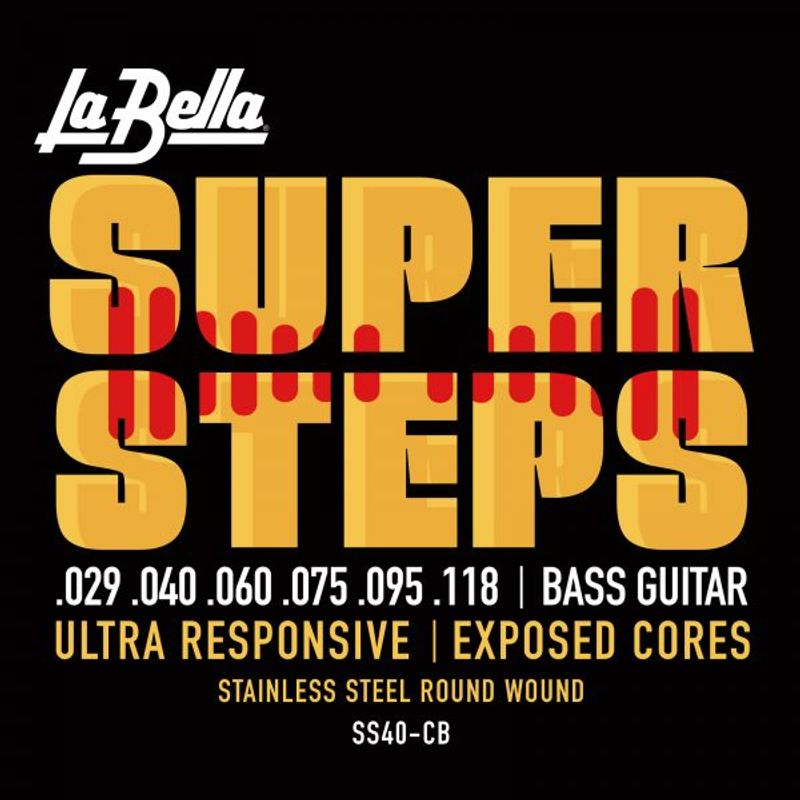 La Bella SS40-CB Super Steps, 6-String - Extra Light