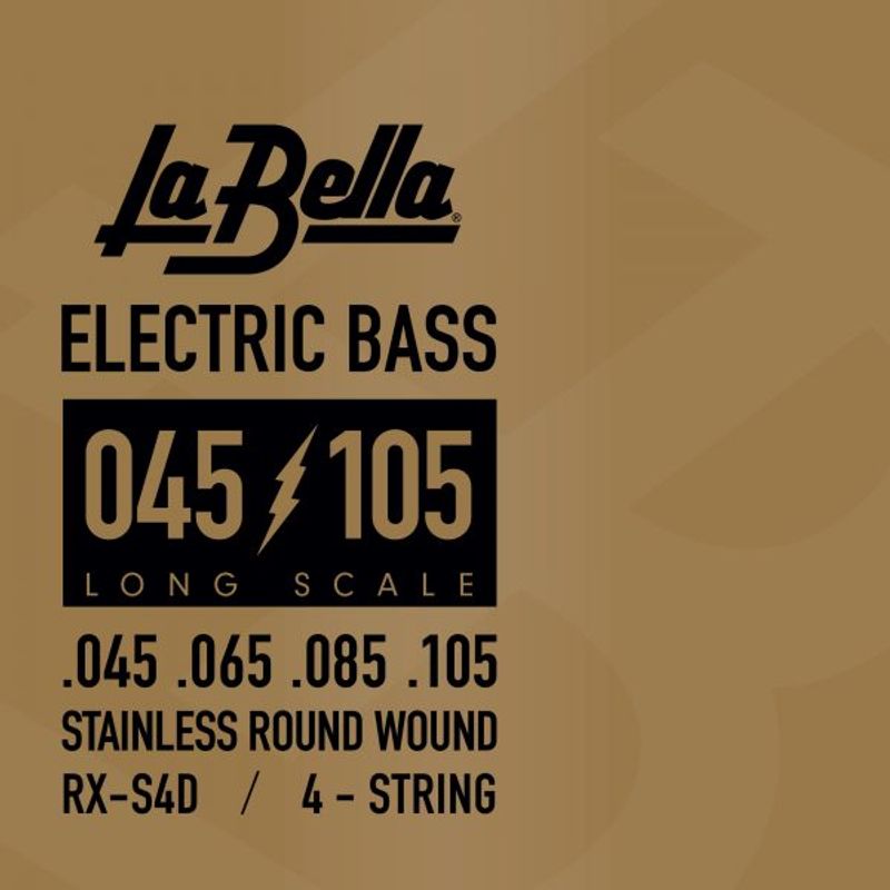 La Bella RX-S4D Bass Rx Series, Stainless, 4-String 45-65-85-105