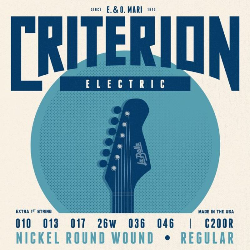 La Bella C200R Criterion Electric Guitar - Regular 10-46