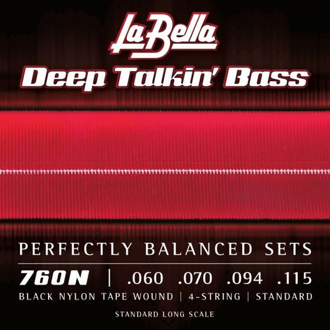 Hovedbilde La Bella 760N Black Nylon Tape - Standard 60-115