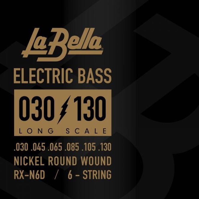 Hovedbilde La Bella RX-N6D Bass Rx Series, Nickel, 6-String ...