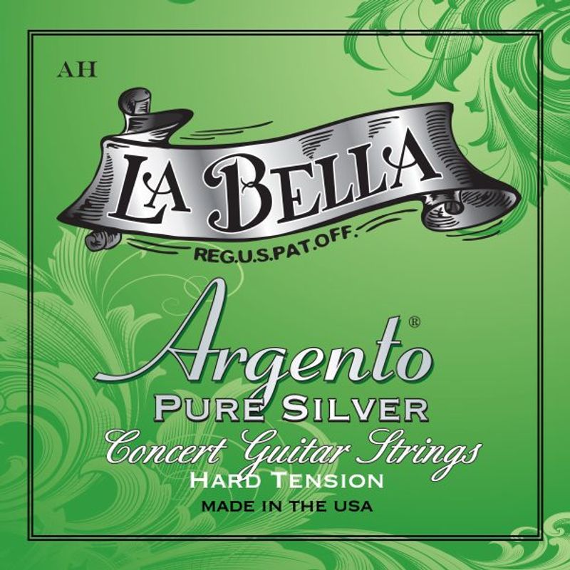 La Bella AH Argento Pure Silver - Hard Tension