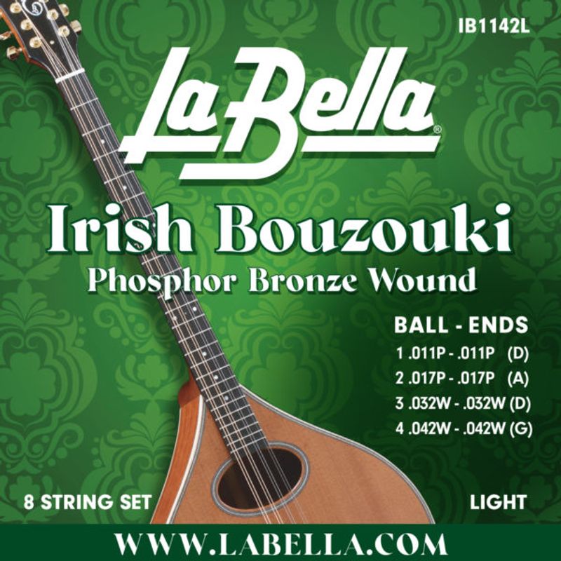 La Bella IB1142L Irish Bouzouki, Light