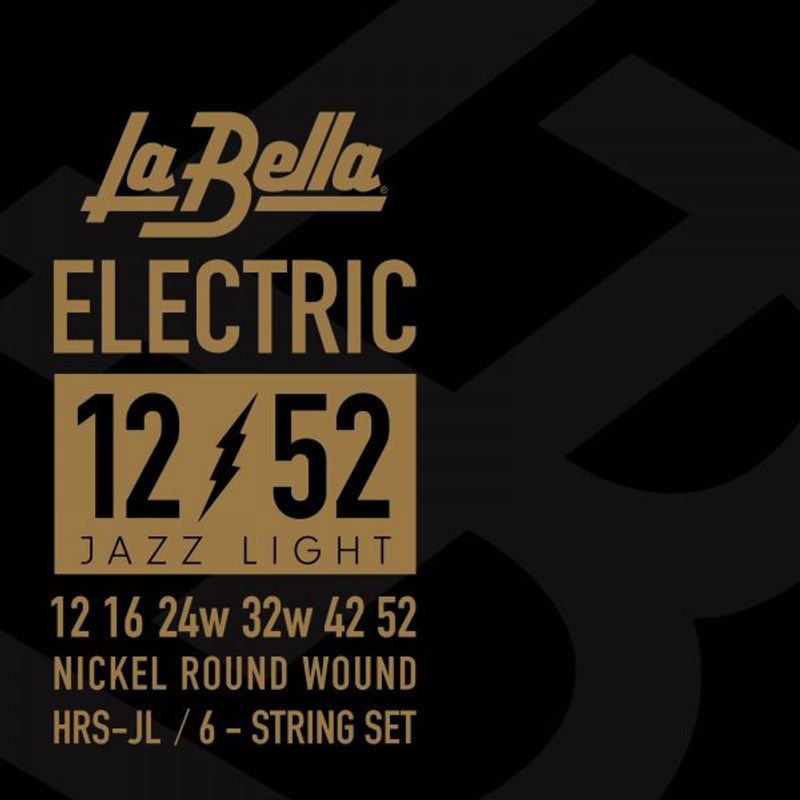 La Bella HRS-JL Electric Guitar - Jazz Light 12-52