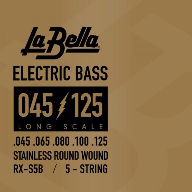 Hovedbilde La Bella RX-S5B Bass Rx Series, Stainless, ...
