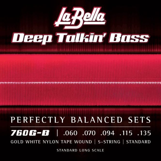 Hovedbilde La Bella 760G-B Gold White Nylon Tape - Standard, ...
