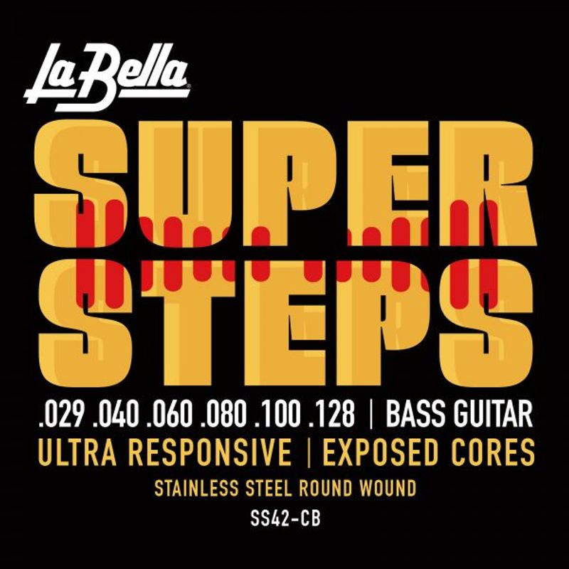La Bella SS42-CB Super Steps, 6-String - Custom Light 29-128