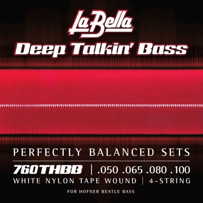 Hovedbilde La Bella 760THBB Beatle Bass White Nylon Tape ...