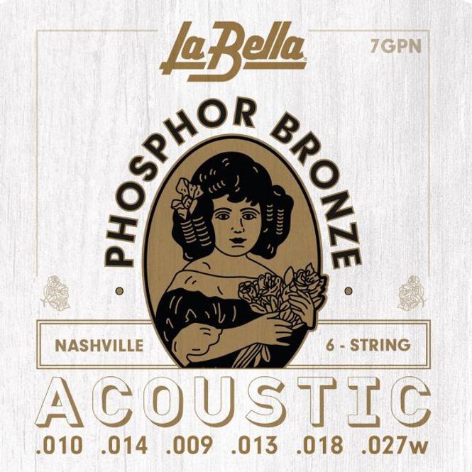Hovedbilde La Bella 7GPN Acoustic Guitar Strings - Nashville ...