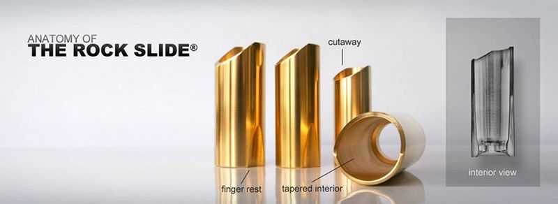 The Rock Slide Aged Brass Slide - Small