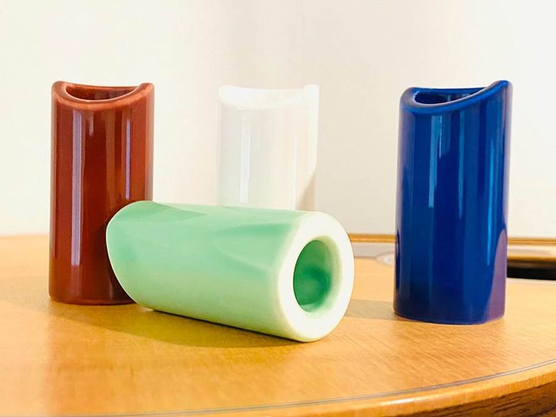 The Rock Slide Moulded Ceramic Slide - Medium - Glacier
