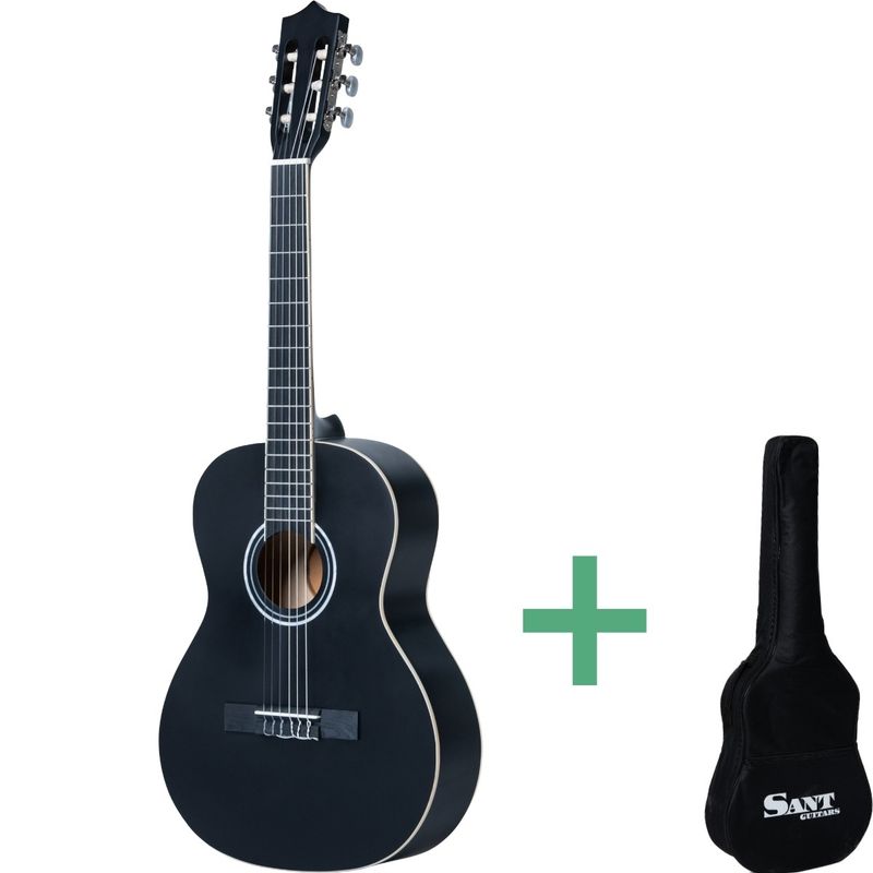 Sant Guitars CJ-36L SBK barne-gitar, venstrehendt black