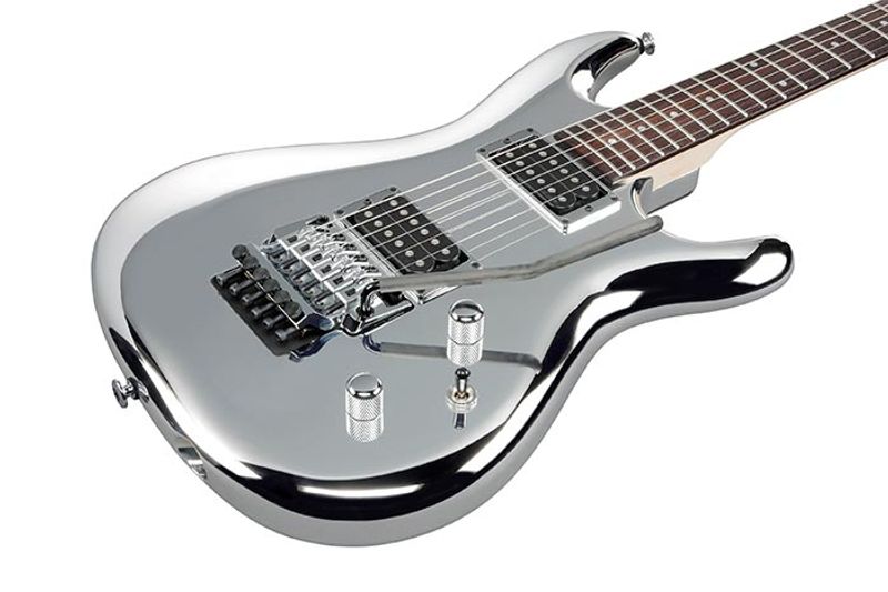 Ibanez JS3CR Elgitar med hardcase, Joe Satriani Chrome Boy 22F.