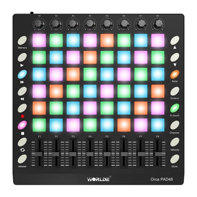 Hovedbilde Worlde Orca Pad 48 midi controller