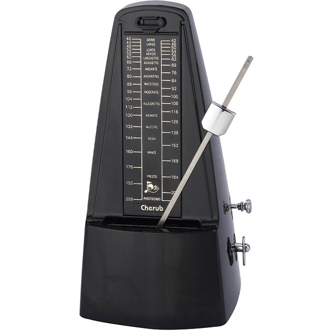 Hovedbilde Cherub WSM-330 klassisk metronom black