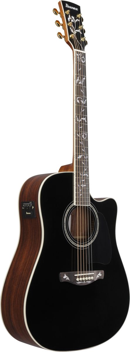 Ibanez AW391RCE-BKH Westerngitar m.mik