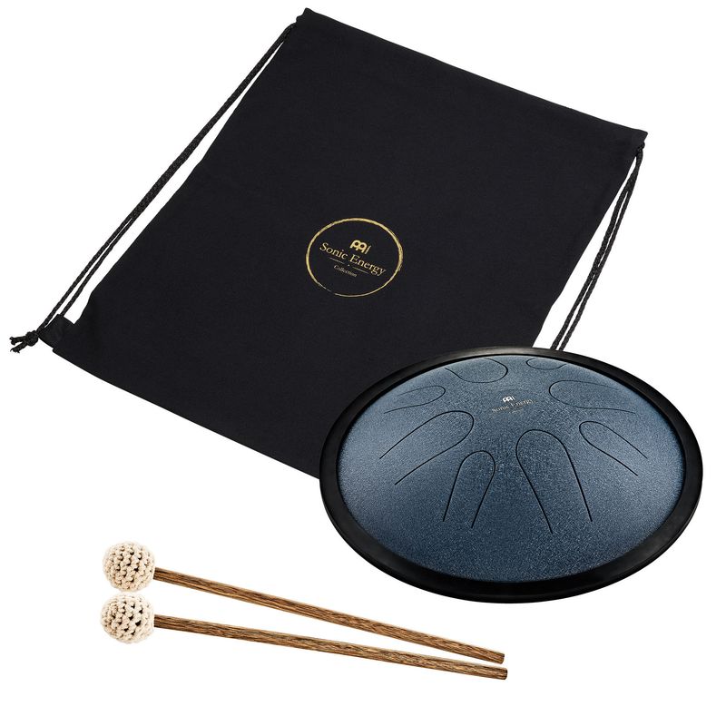 Meinl CSTD2NB Compact Steel Tongue Drum, C Minor, Navy Blue