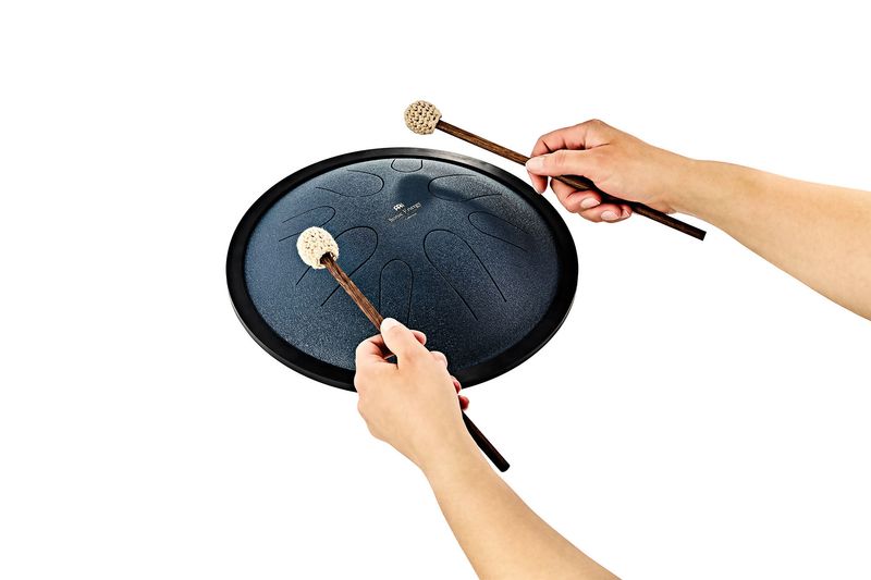 Meinl CSTD2NB Compact Steel Tongue Drum, C Minor, Navy Blue