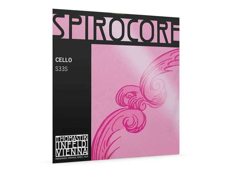Thomastik TH-S-33S Spirocore cello string C-4 4/4 heavy, spiral core, tungsten