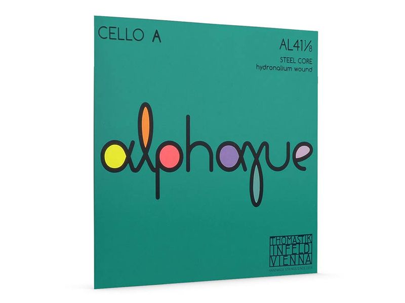 Thomastik THAL-41-18 Alphayue cello string A-1 1/8 medium, steel core, Hydronalium wound