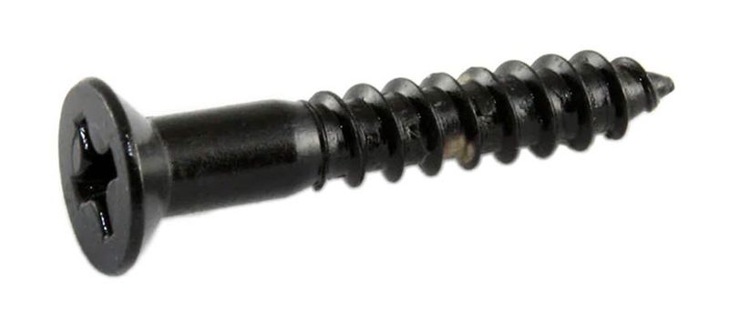 Allparts bulk pack of 50 bridge mounting screws, #8 x 1