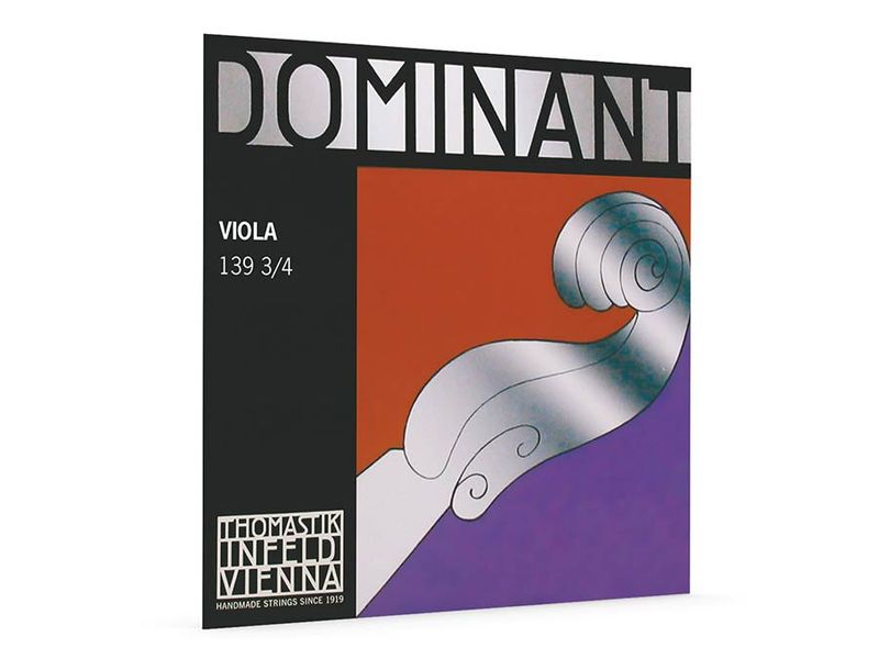 Thomastik TH-139-34 Dominant viola string C-4 3/4 (string lengh 34,5cm), synthetic core, silver wound