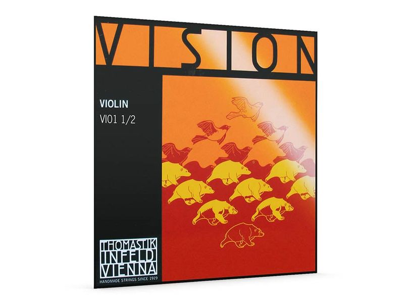 Thomastik VI-01-12 Vision violin string E-1 1/2, carbon steel, tin plated, removable ball end