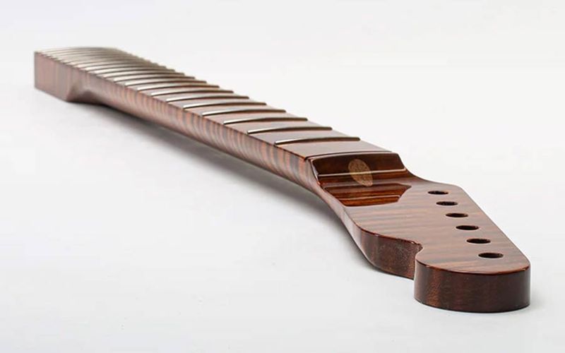 Allparts Select ltd VIN-MOD replacement neck for Telecaster, AAA+ roasted flamed maple, nitro finish