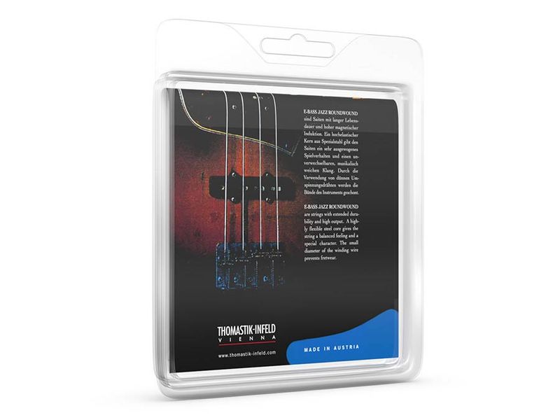 Thomastik THJR-344 Jazz string set bass, nickel roundwound, longscale, 043-051-068-089