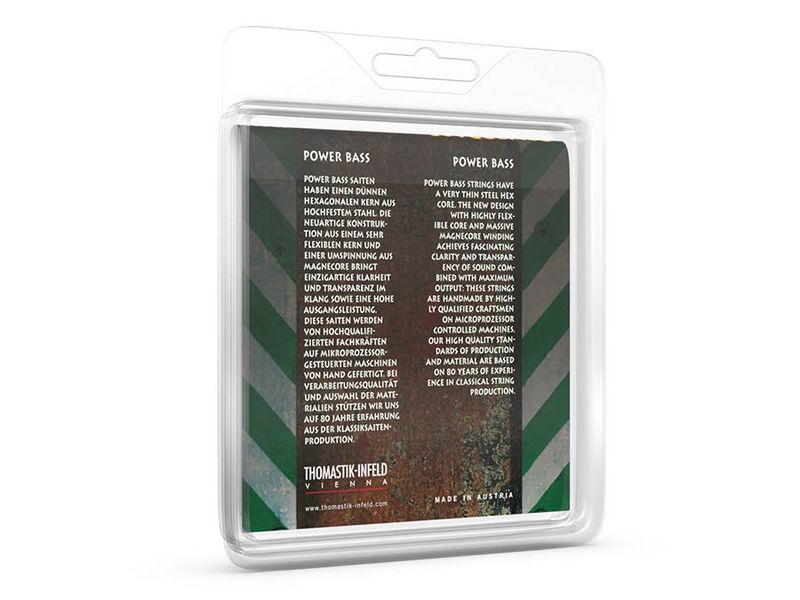 Thomastik THEB-344 Power Bass string set bass, magnecore roundwound, longscale 047-068-080-107