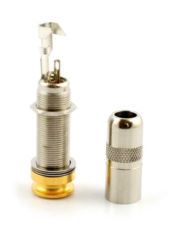 Allparts Switchcraft Endpin Jack Gold