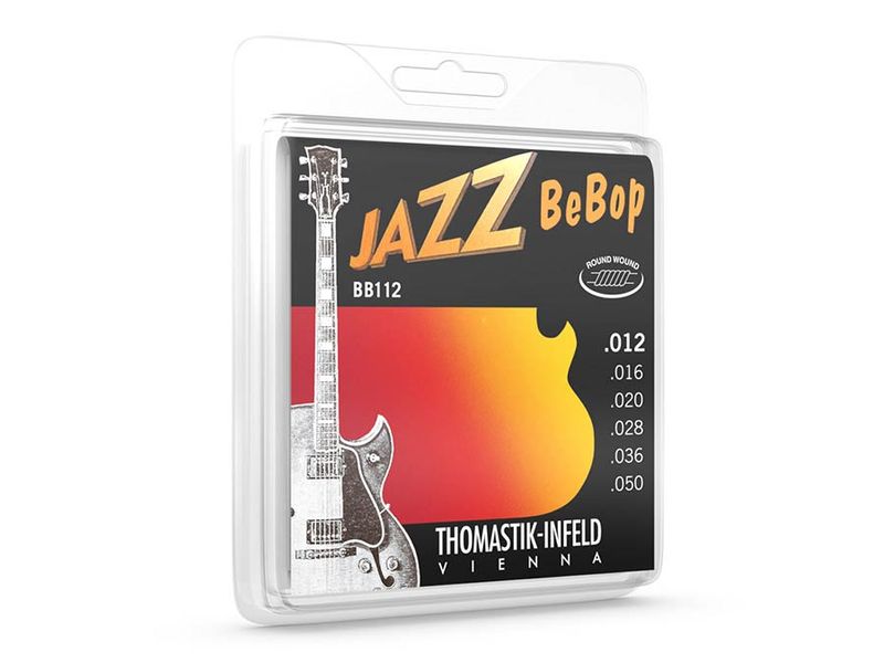 Thomastik THBB-112 Jazz Bebop string set electric, nickel roundwound, 012-016-020-028-036-050