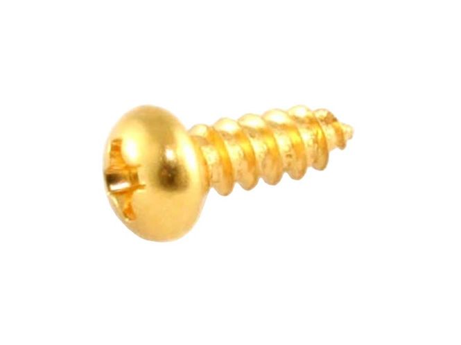 Hovedbilde Allparts Trussrod Cover Screws Gold 8-p