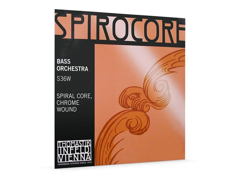 Thomastik THS-36W Spirocore double bass string G-1 4/4 (string length 110cm) light, spiral core, chrome