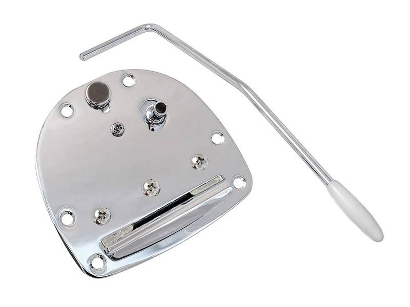 Allparts Tremolo Tailpiece for Jazzmaster® Jaguar® Chrome