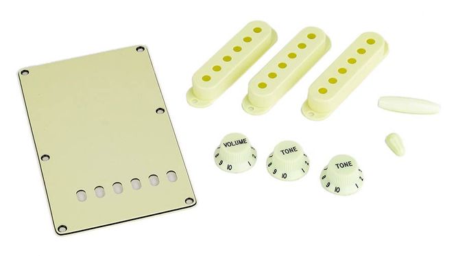 Hovedbilde Allparts accessory kit for Strat, mint green, ...