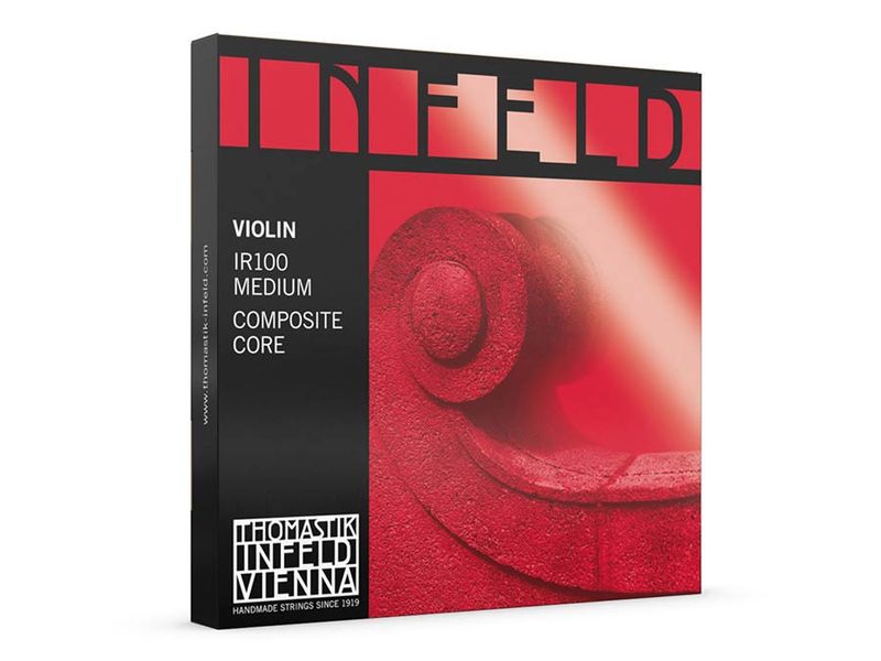 Thomastik TH-IR-100 Infeld Red violin string set 4/4 red, composite core