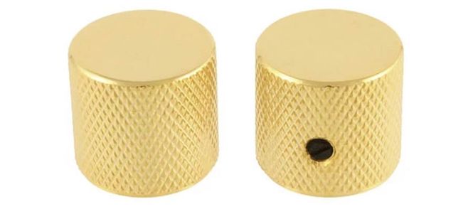 Hovedbilde Allparts Barrel Knobs Gold 2-p