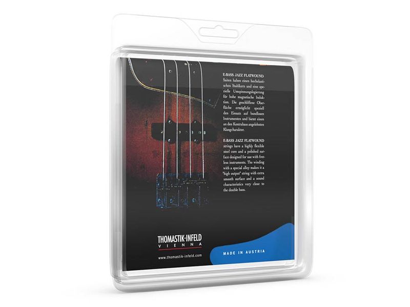 Thomastik THJF-344 Jazz string set bass, nickel flatwound, longscale, 043-056-070-100
