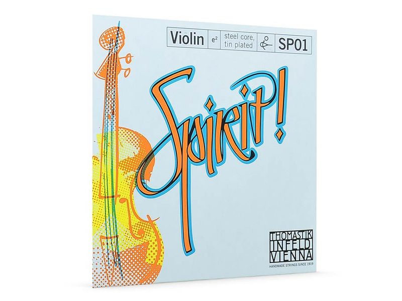Thomastik THSP-01 Spirit! violin string E-1 4/4 medium, carbon steel, tin plated, removable ball end
