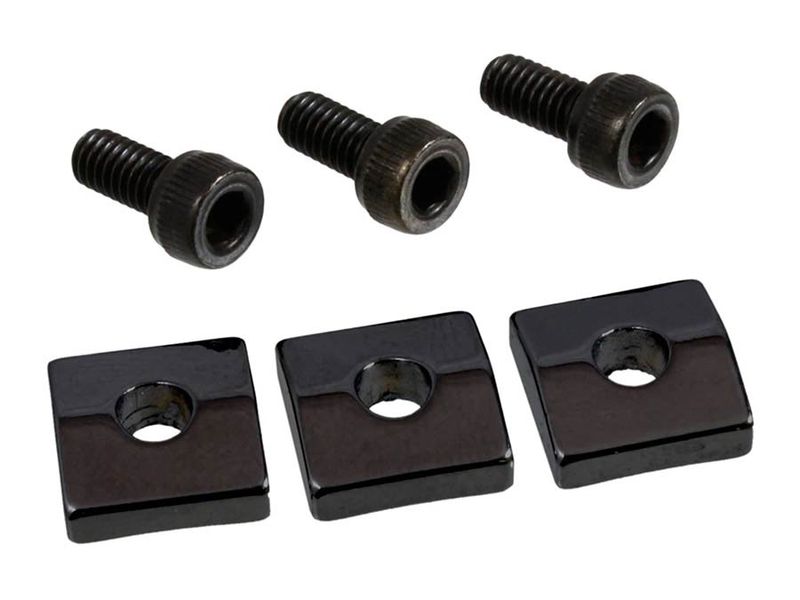 Allparts Black Nut Blocks 3-p
