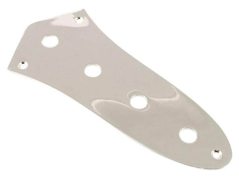 Allparts Control Plate for Jazz Bass® Nickel