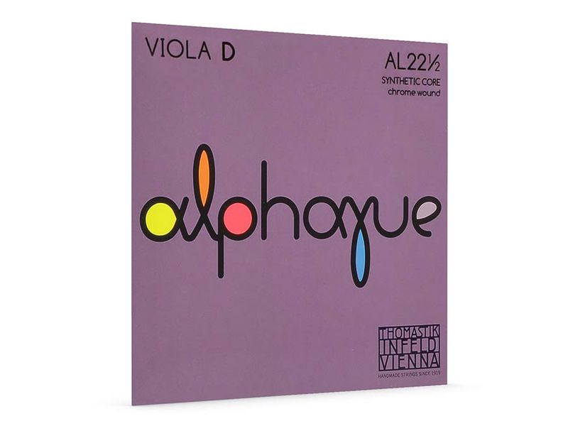 Thomastik THAL-22-12 Alphayue viola string D-2 1/2 medium, synthetic core, chrome wound