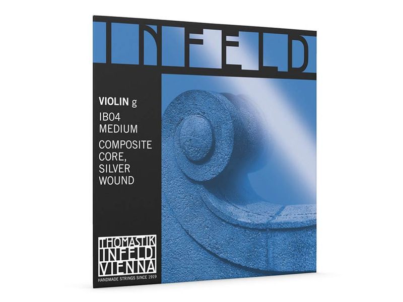 Thomastik TH-IB-04 Infeld Blue violin string G-4 4/4 blue, composite core, silver wound