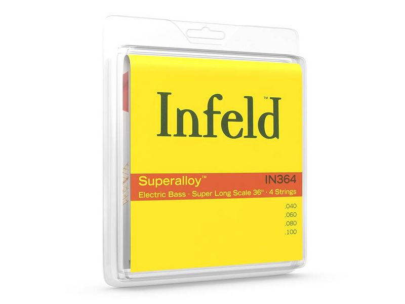 Thomastik THIN-364 Infeld Superalloy string set bass, superalloy hexcore, susynthetic coreg: 36