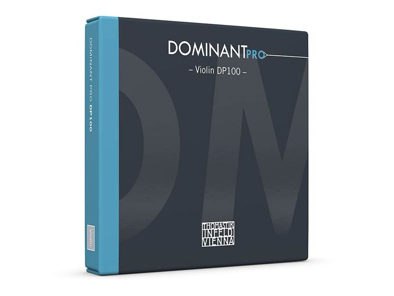 Thomastik THDP-100 Dominant Pro violin string set 4/4 medium, synthetic core