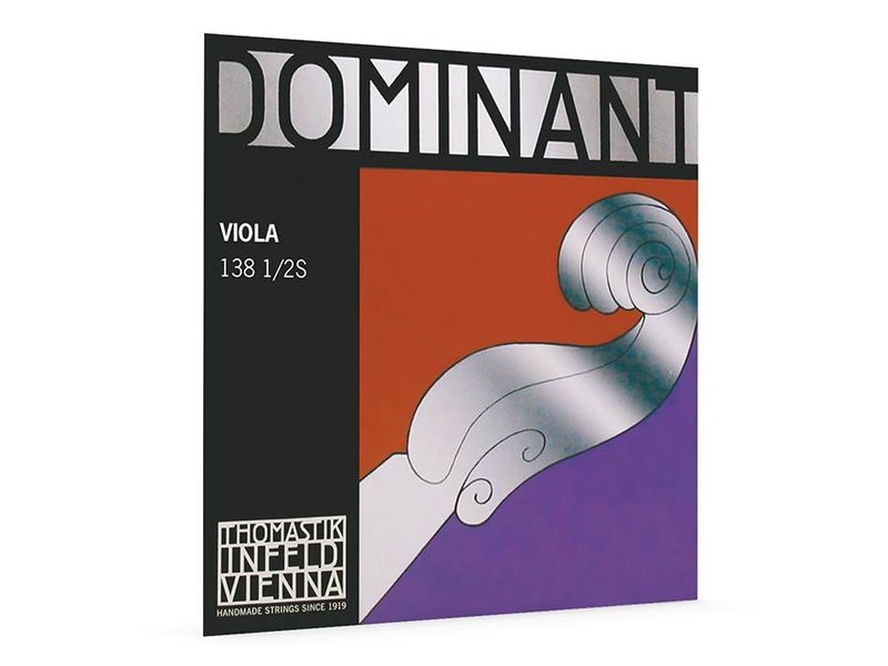 Thomastik TH-138-12S Dominant viola string G-3 1/2 (string length 32-33cm) heavy, synthetic core, silver