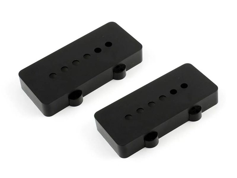 Allparts Pickup Covers for Jazzmaster® Black 2-p