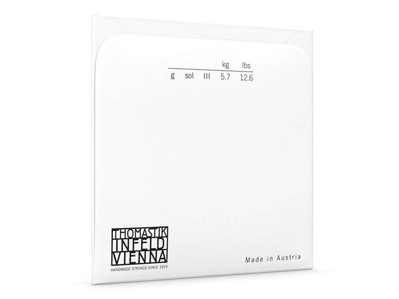 Thomastik VIS-23 Vision Solo viola string G-3 (string length 37cm), synthetic core, pure silver